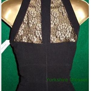 Black cocktail pencil dress